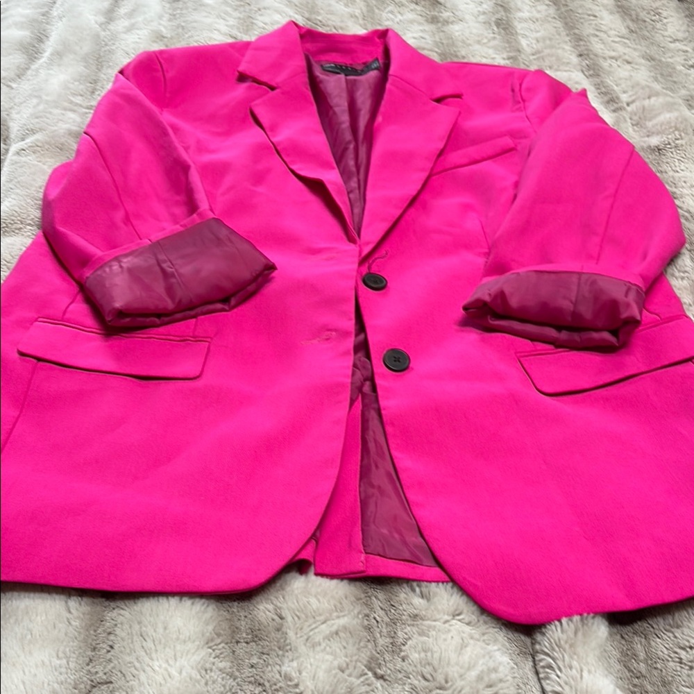 ASOS Petite Hot Pink Blazer